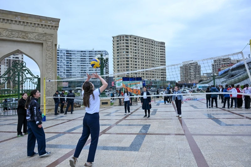 The next stop of the "Healthy Life" project was Heydar Aliyev Park in Khatai district - PHOTO