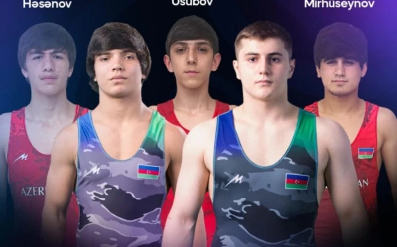 U-17 Avrupa Şampiyonası: Azerbaycanlı güreşçiler finale yükseldi ve madalya için mücadele edecek