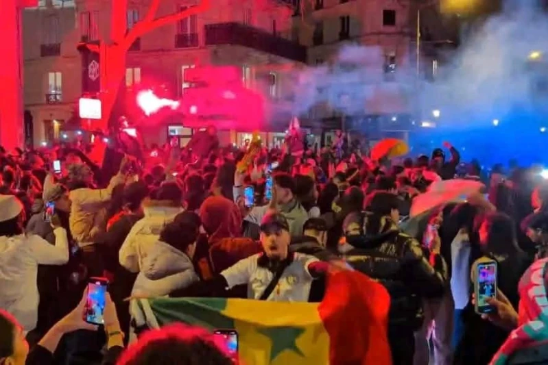 Senegal's Africa Cup Victory Celebrated in France, Algerians Also Showed Support - VIDEO