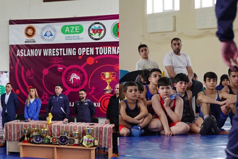 Schoolchildren in Khirdalan met with Rasul Chunayev and Solmaz Adilova