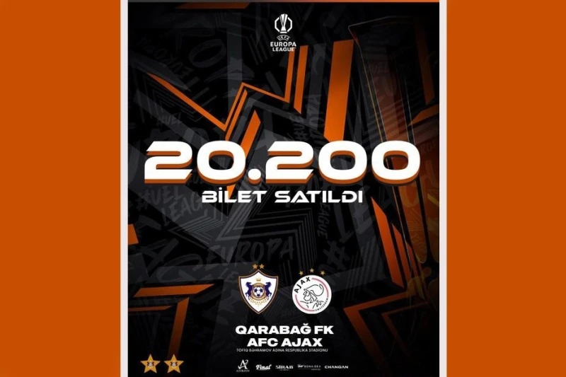 “Qarabağ” - “Ayaks oyununa satılan biletlərin sayı açıqlanıb