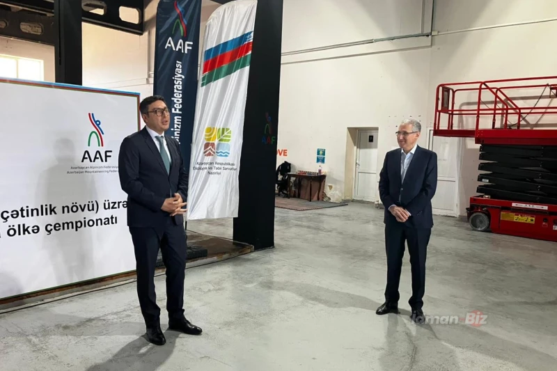 Spor tırmanışının zorluk türü üzerine ülke şampiyonasının açılış töreni yapıldı - FOTO