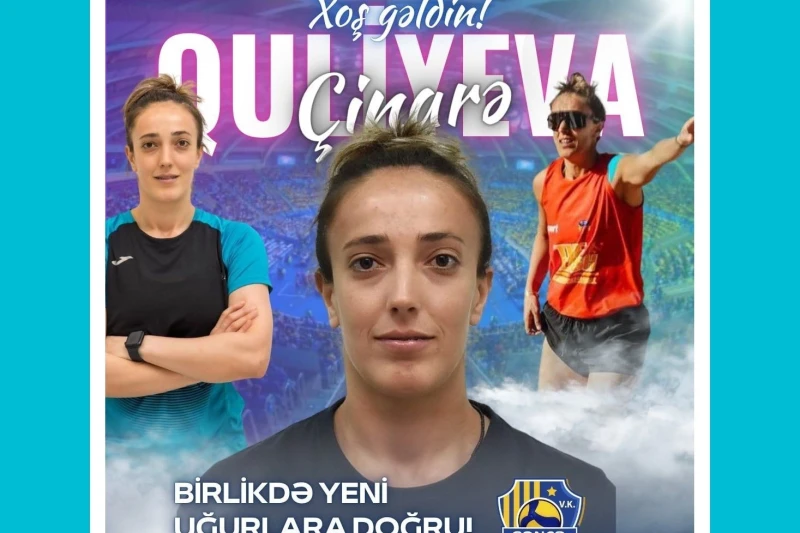 Gəncə Çinarə Quliyeva ilə müqavilə imzalayıb