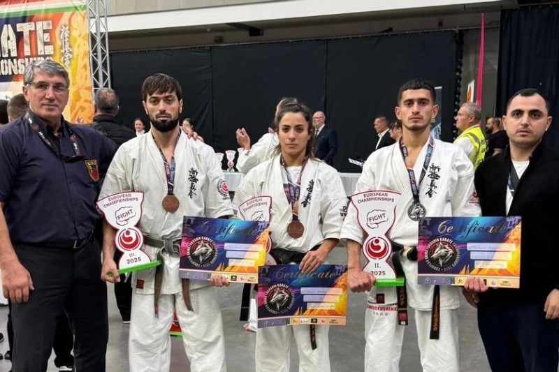 Şinkyokuşinkay üzrə Avropa çempionatında Azərbaycan idmançılarının 3 medalı