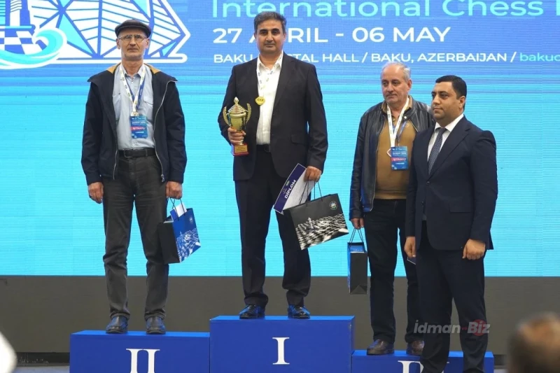 Baku Open 2026 Beynəlxalq Şahmat Festivalının medalçıları mükafatlandırılıb