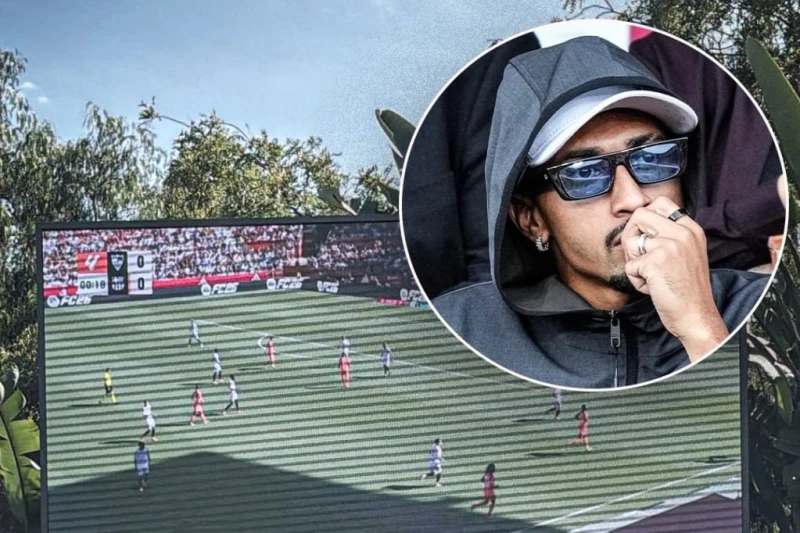 Rafinha'nın Barcelona'nın ağır yenilgisiyle havuz başındaki hüzünlü dinlenmesi