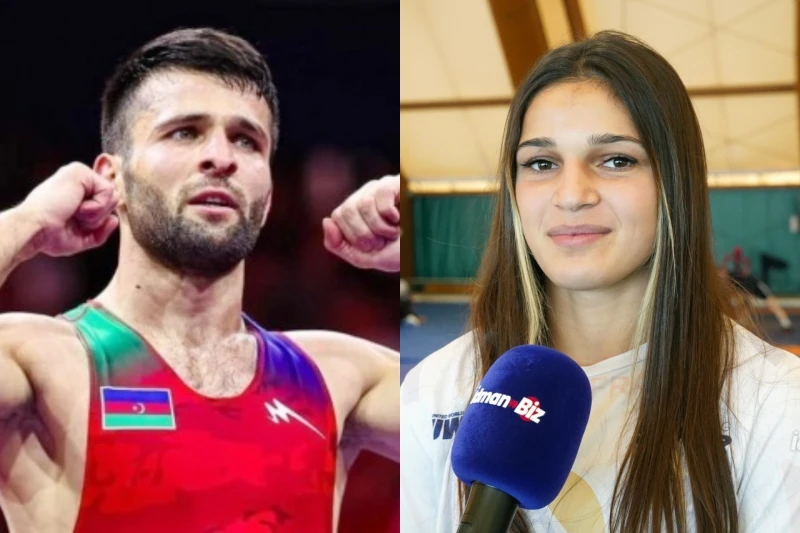 VI İslam Həmrəyliyi Oyunları: Azərbaycanlı güləşçilər Məmmədova və Bazarqanov finalda