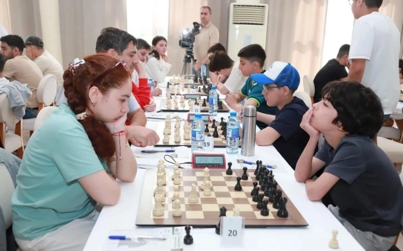 Sheki Open tournament has started: About 300 chess players from 8 countries are participating