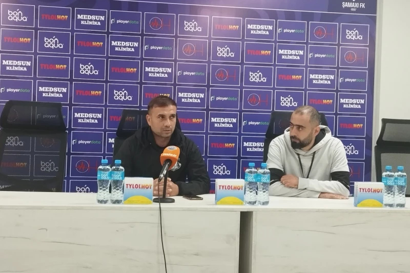 Azər Həşimov Şamaxı ilə oyunda məğlubiyyətin səbəblərini açıqladı
