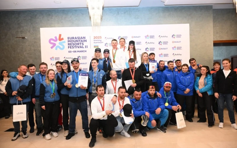 Azərbaycan təlimçiləri Avrasiya Dağ Kurortları Alyansının xizək yarışında medal qazanıblar
