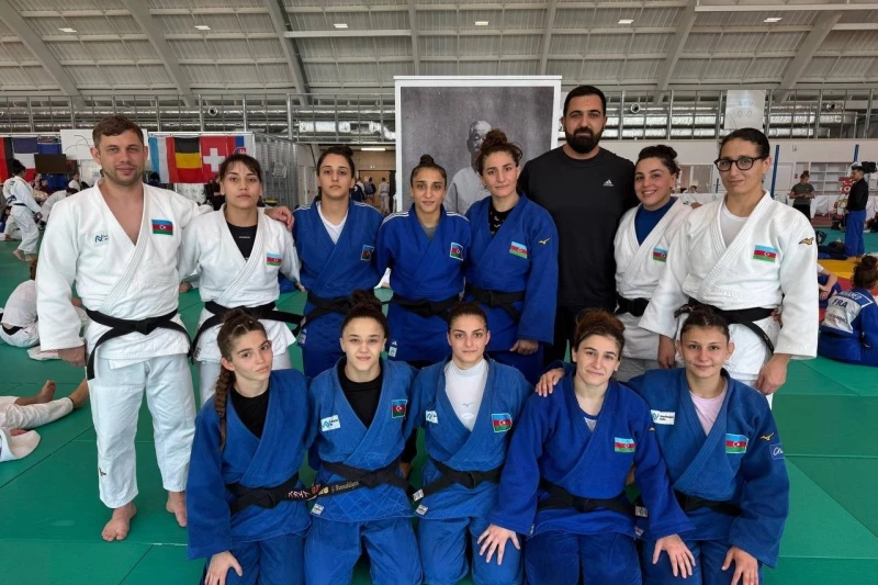 Our female judokas are at a training camp in Strasbourg