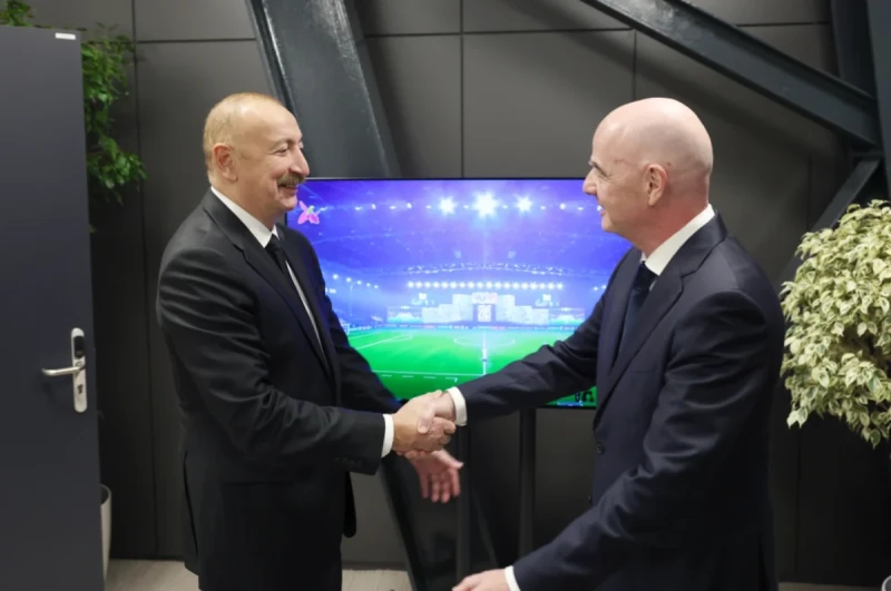 FIFA U-15 Dünya Kubokunun təşkilinə görə Gianni Infantino Prezident İlham Əliyevə təşəkkür etdi