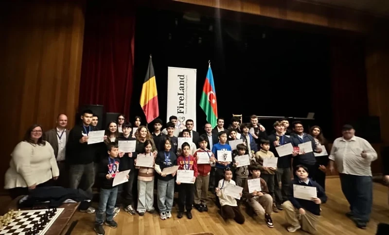 Brüsseldə Azərbaycan icmasının təşkilatçılığı ilə Beynəlxalq Şahmat Turniri keçirilib