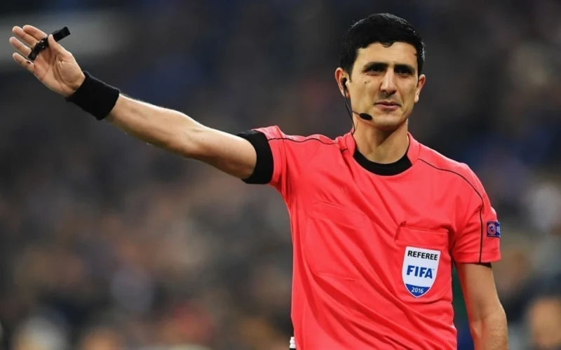 Aliyar Aghayev appointed as head referee for the UEFA Conference League match AEK Larnaca - Crystal Palace