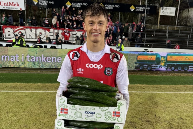 Player of the Match Receives Cucumber Gift at Brüne: Club's Extraordinary Awards