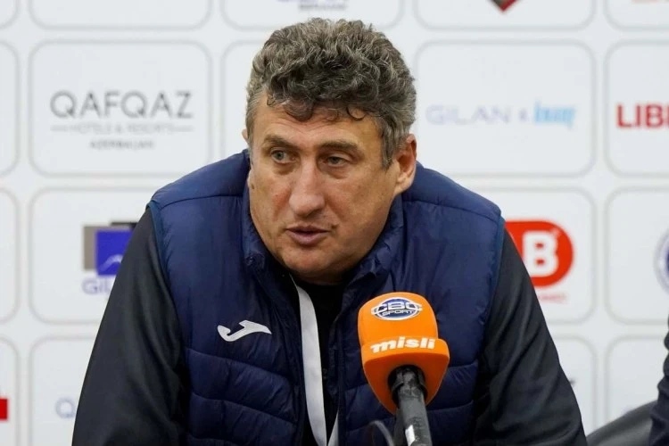 Kaxaber Tsxadadze: Bu gün bəxt bizdən üz döndərmişdi (Oyun sonrası mətbuat konfransı)