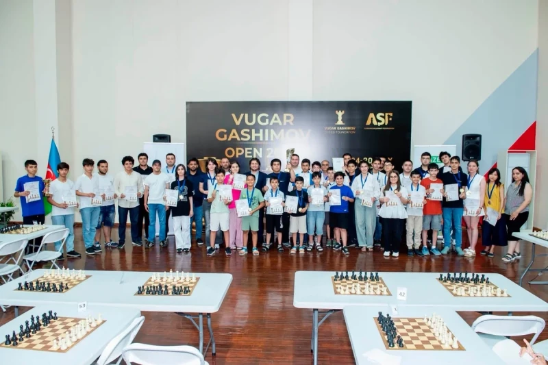 Vugar Gashimov Open 2026 beynəlxalq şahmat turnirinin qalibləri