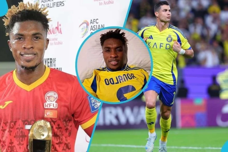 Qırğızıstanlı futbol&ccedil;u Kriştiano Ronaldo ilə g&ouml;r&uuml;ş&uuml; barədə: Allaha dua edirdim ki, onu g&ouml;r&uuml;m