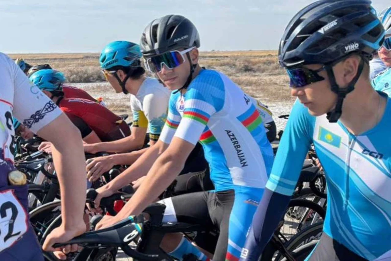 Azerbaijani youth cycling team participated in the Kazakhstan Cup