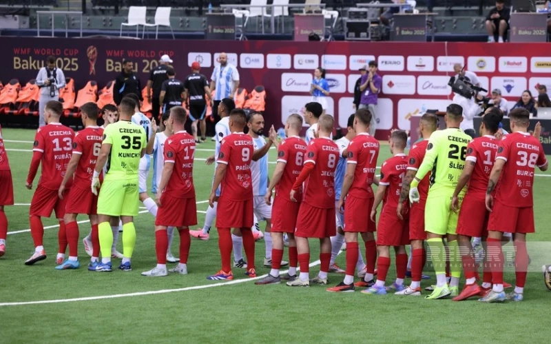Bakıda təşkil olunan dünya çempionatında Çexiya Argentina üzərində qələbə qazanıb