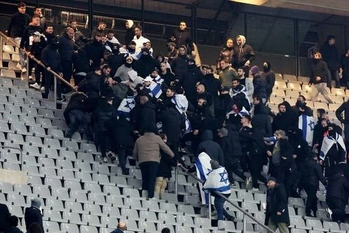 Fransa - İsrail oyununda dava 40 nəfərin saxlanılması ilə nəticələnib