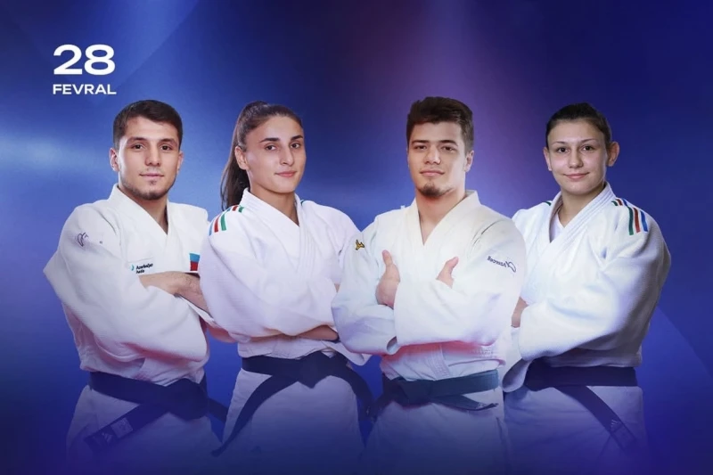 Four Azerbaijani judokas to compete in the Grand Slam tournament in Tashkent