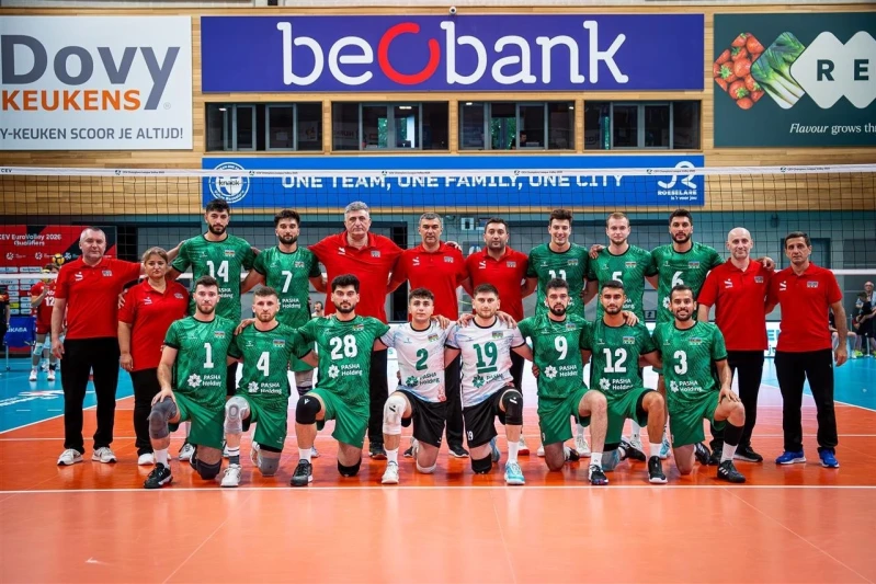 Azerbaycan voleybol milli takımı, Avrupa Şampiyonası'nda Belçika'ya net bir skorla mağlup oldu