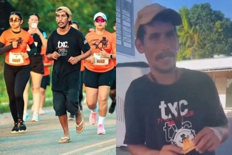 Sarhoş Halde Yarışa Katılan Evsiz Brezilyalı Spor Dünyasının Dikkatini Çekti