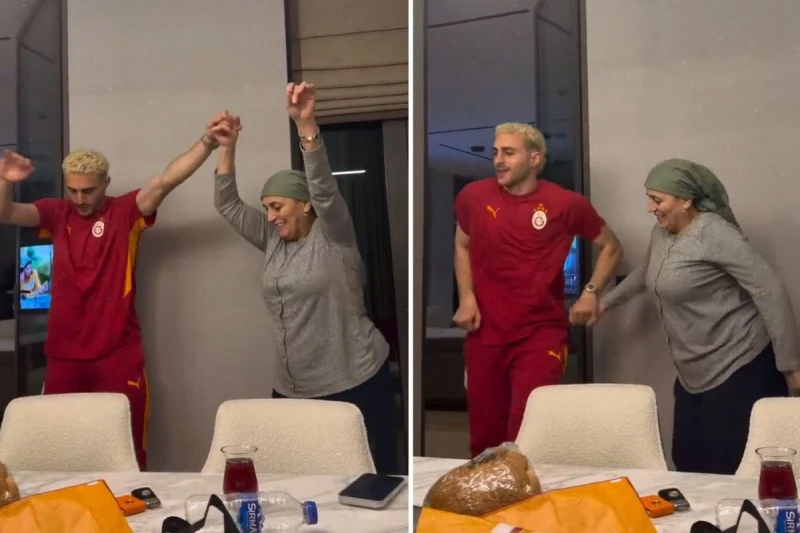 Barış Alper Yılmaz Başakşəhər qələbəsini anası ilə horon oynayaraq qeyd edib - VİDEO