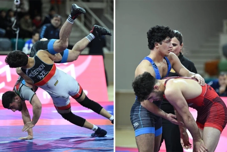 U-20 Wrestling Championship of Azerbaijan: Finalists Determined in 5 More Weight Categories in Freestyle Wrestling