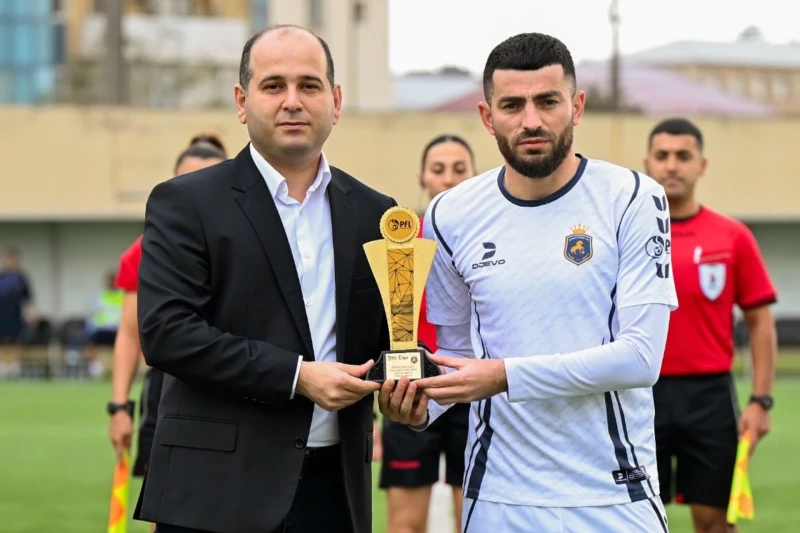 Sarkhan Agayev awarded Goal of the Month prize