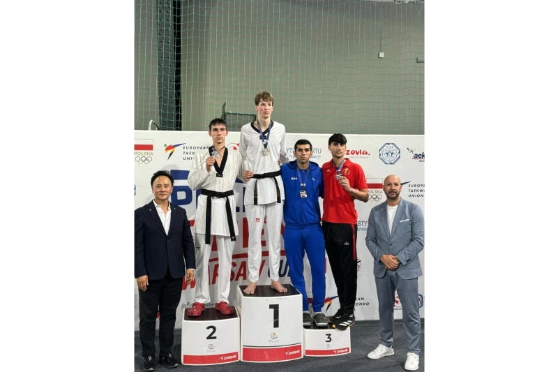 Our Taekwondo athletes won 1 gold and 2 bronze medals at the Polish Open