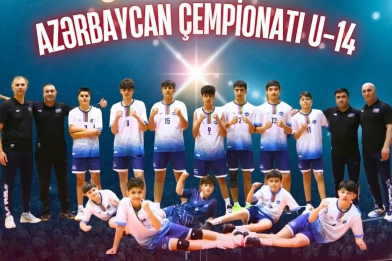 Naxçıvan U-14 voleybol komandası Azərbaycan çempionu olub