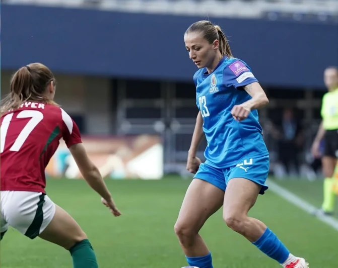 Azerbaijan women's national team lost to Hungary with a minimal score
