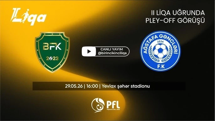 II Liqa uğrunda Pley-off: Biləsuvar - Ağstafa Gəncləri