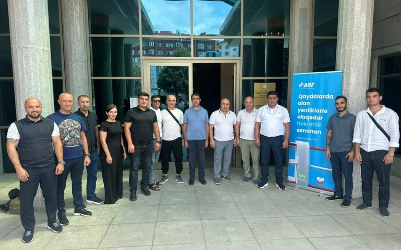 Seminar held in Gabala for boxing referees