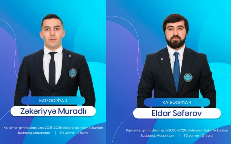 Azerbaijani referees participated in an international course in Hungary