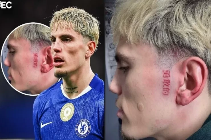 Garnacho'nun yeni dövmesi cesur anlamına geliyor