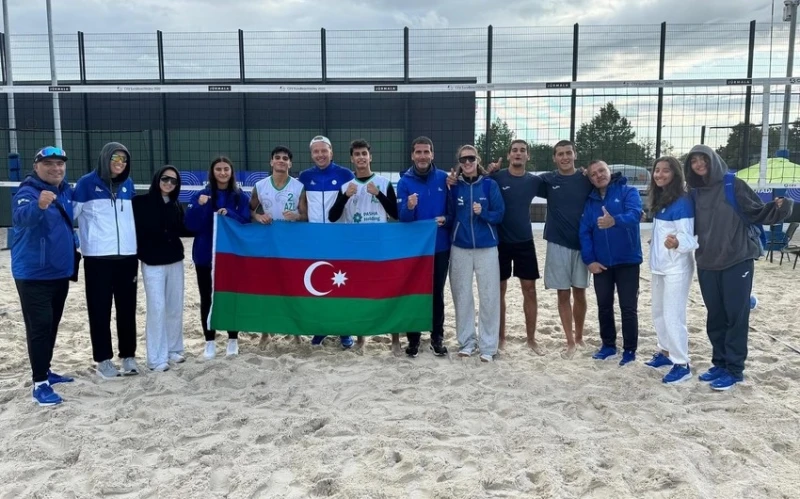 Azərbaycan U-18 çimərlik voleybolu millisi EEVZA çempionatında 5-ci olub