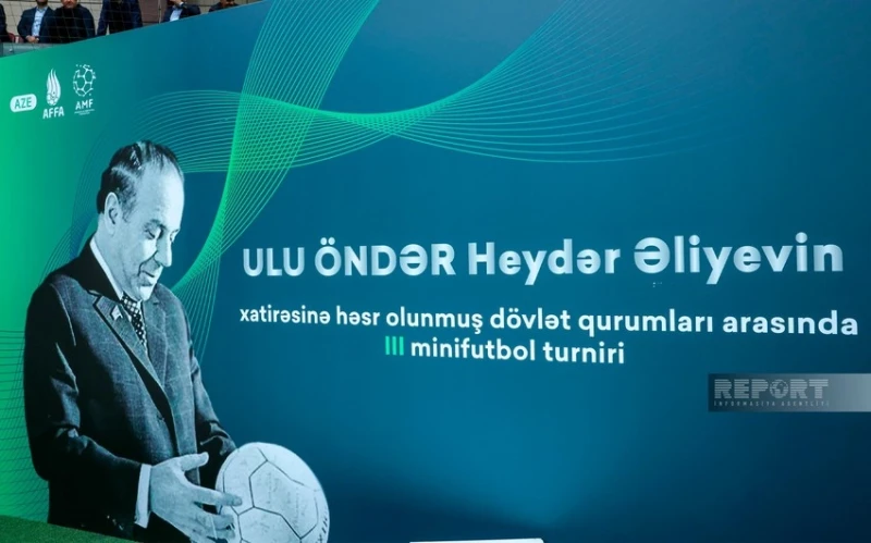 Dövlət qurumları arasında mini futbol turnirinin mükafatlandırma mərasimi baş tutub