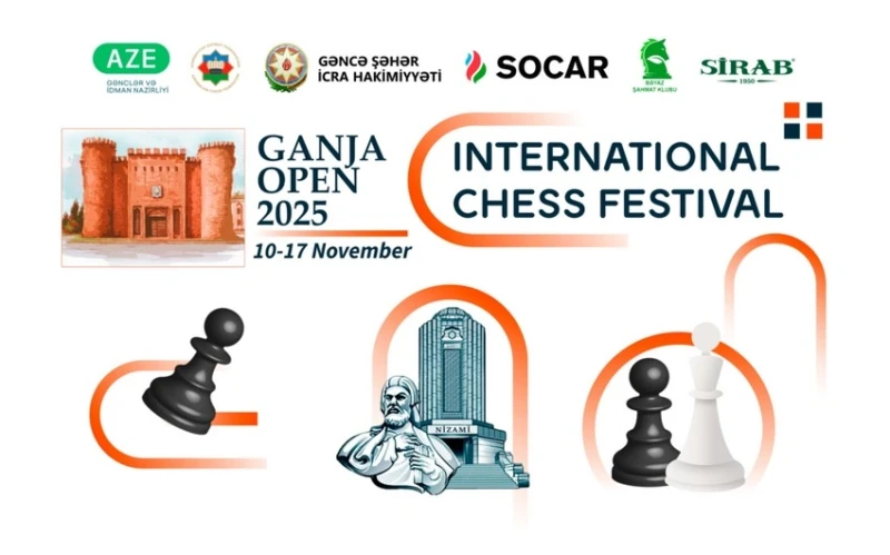 Gence Open 2025 Uluslararası Satranç Festivali'nin ödül havuzu belli oldu