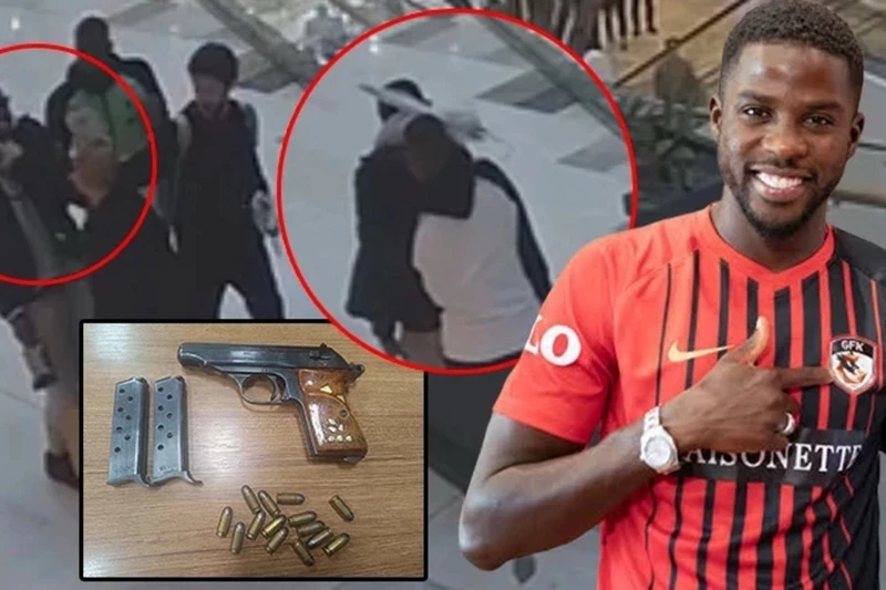 Sarıyerin futbolçusu Papi Djilobodji İstanbulda silahlı hücuma məruz qalıb