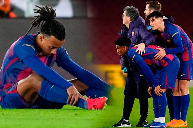 Barcelona'nın defans oyuncuları Balde ve Kounde sakatlandı