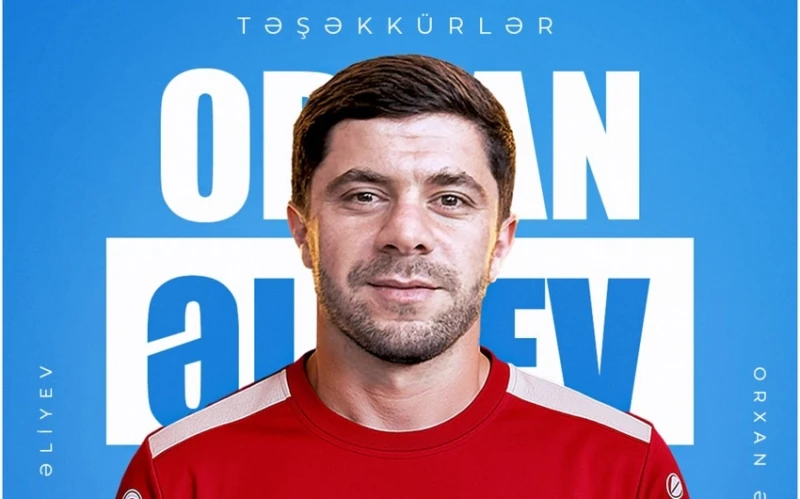 Turan Tovuz Orxan Əliyevlə müqaviləyə xitam verdi
