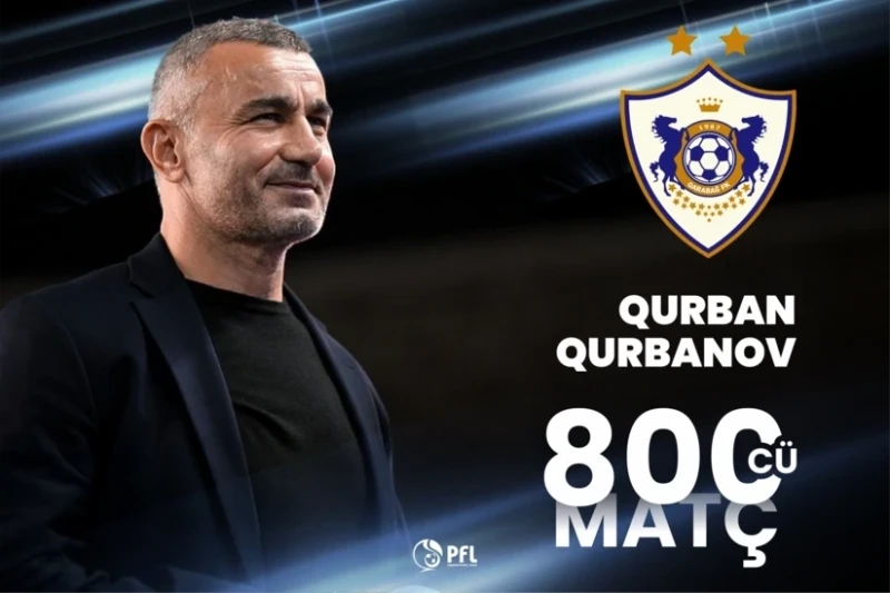 Gurban Gurbanov played his 800th match for Qarabag