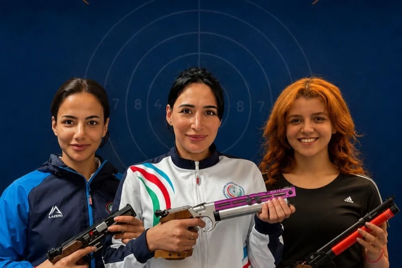 Женская сборная Азербайджана по стрельбе завоевала бронзу на чемпионате Европы