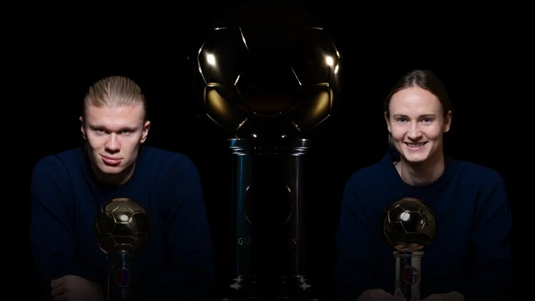 Erlinq Haaland ardıcıl 6-cı dəfə Norveçin ən yaxşı futbolçusu seçilib