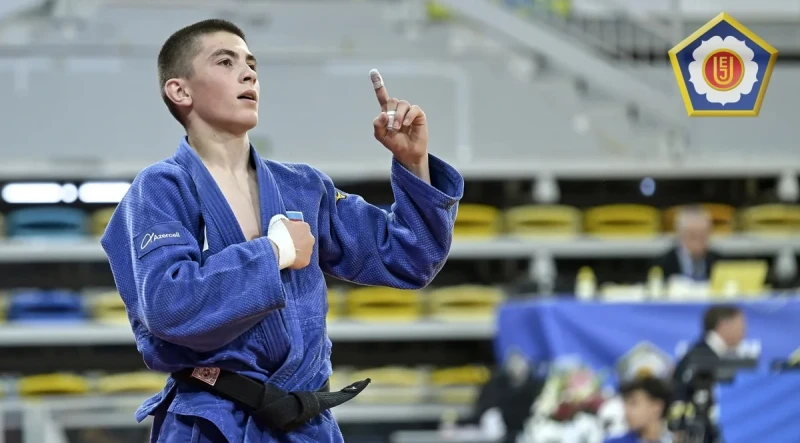 Azərbaycan cüdoçusu Nihad Ağayev Avropa çempionatında qızıl medal qazandı