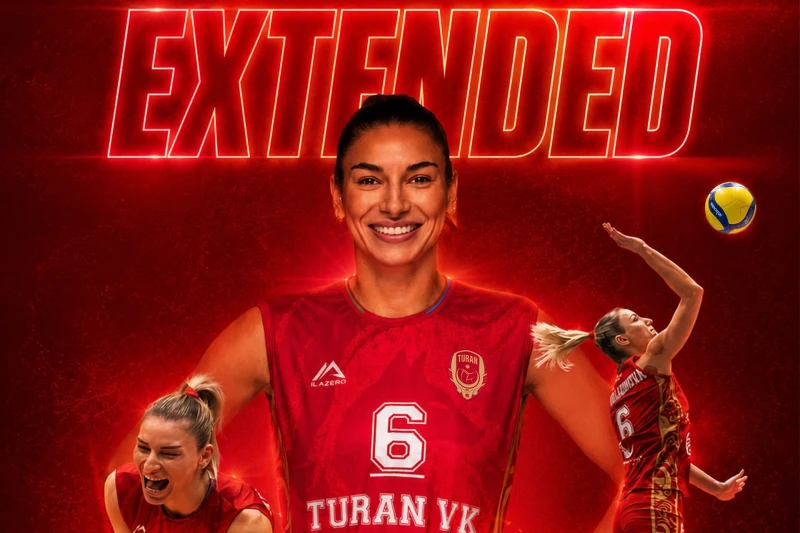 Turan voleybol klubu kapitanı ilə əməkdaşlığını uzadıb