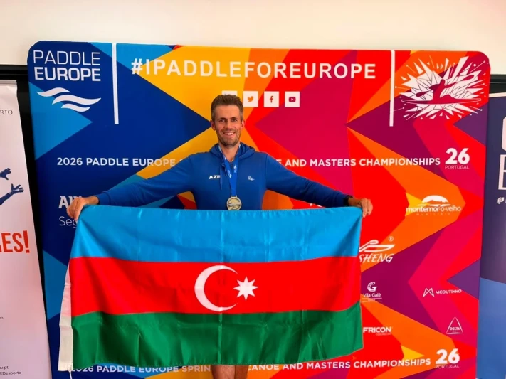 Azərbaycan kanoeçisi Avropa çempionatında qızıl medal qazanıb